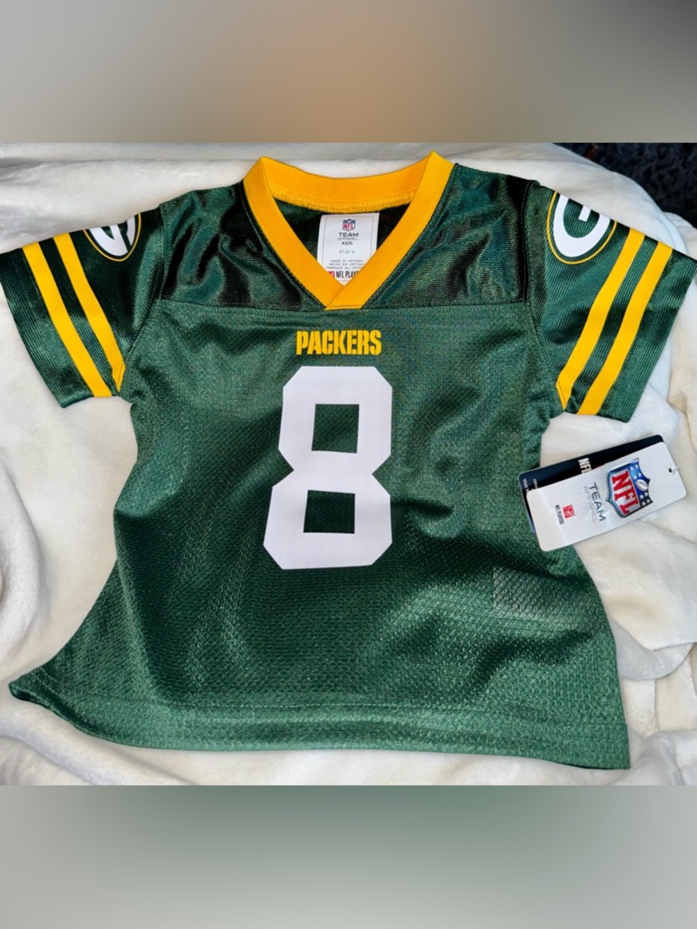 NFL Green Bay Packers #8‎ Jacobs Kids Jersey